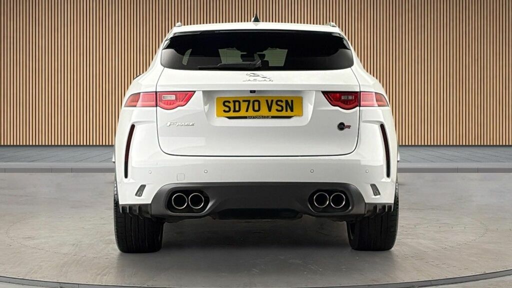 Jaguar F-Pace 5.0 V8 Svr Suv Quickshift Awd Euro 6 S SD70VSN White #4