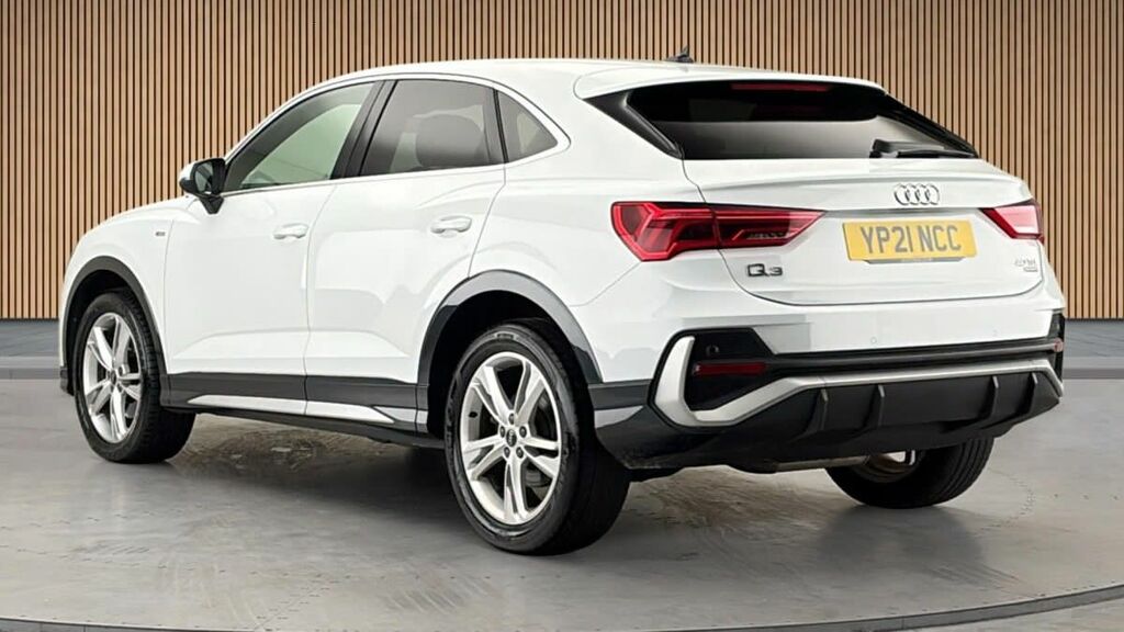 Audi Q3 2.0 Tdi 40 S Line Sportback S Tronic Qu White #2