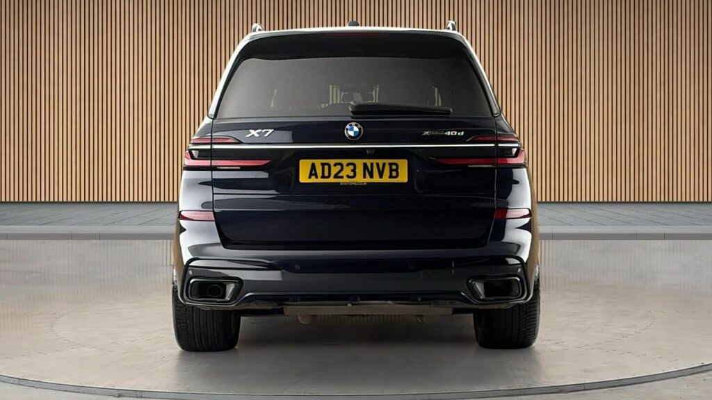 BMW X7 3.0 40D Mht M Sport Suv Hybrid Xdr AD23NVB Black #4