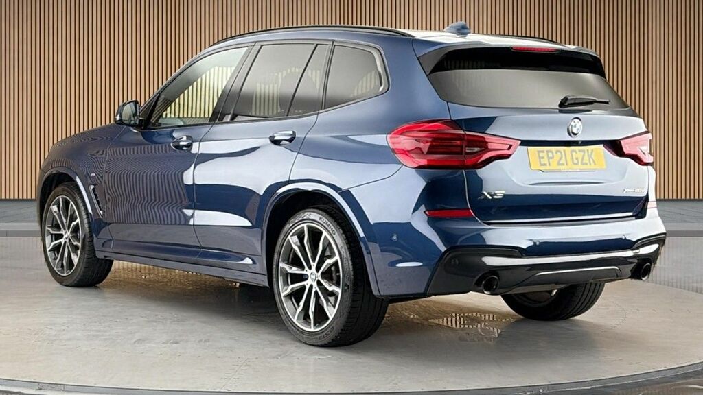 BMW X3 2.0 20D Mht M Sport Suv Hybrid Xdr EP21GZK Blue #2