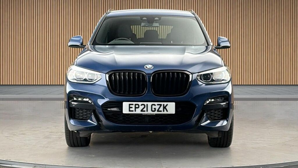 BMW X3 2.0 20D Mht M Sport Suv Hybrid Xdr EP21GZK Blue #3