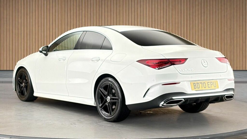 Mercedes-Benz CLA Class 1.3 Cla180 Amg Line Premium Plus 2 Coupe Pet BD70EPU White #2
