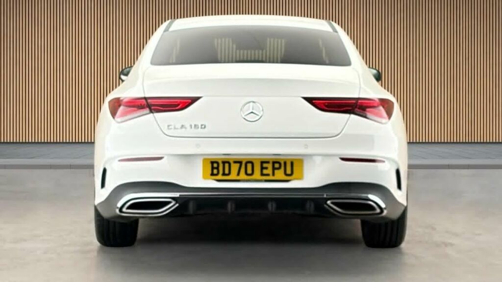 Mercedes-Benz CLA Class 1.3 Cla180 Amg Line Premium Plus 2 Coupe Pet BD70EPU White #4