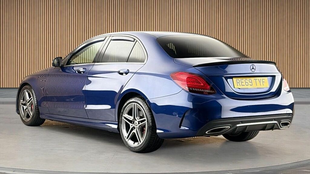 Mercedes-Benz C Class 2.0 C300d Amg Line Edition Premium Saloon Di RE69TYF Blue #2