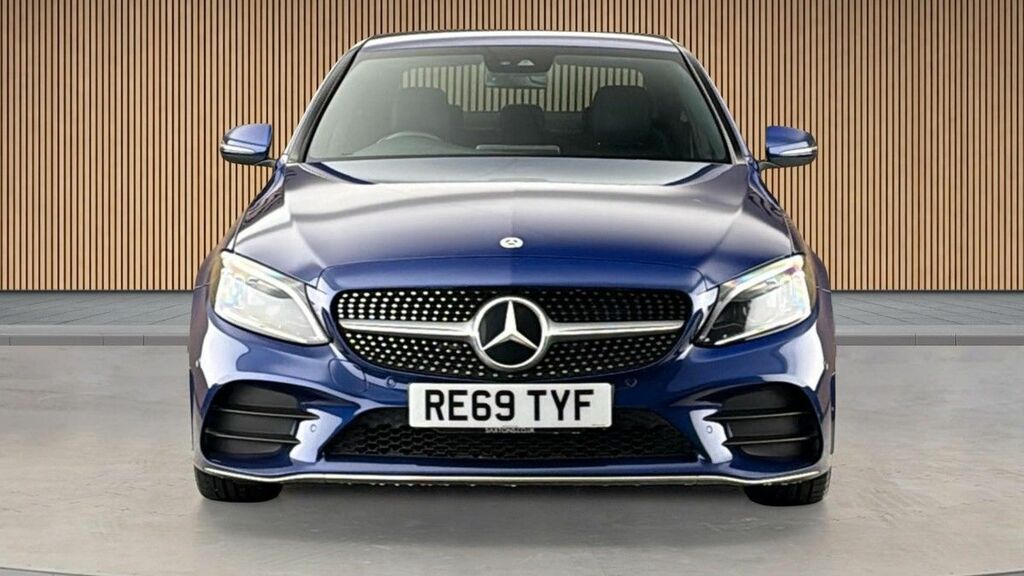 Mercedes-Benz C Class 2.0 C300d Amg Line Edition Premium Saloon Di RE69TYF Blue #3