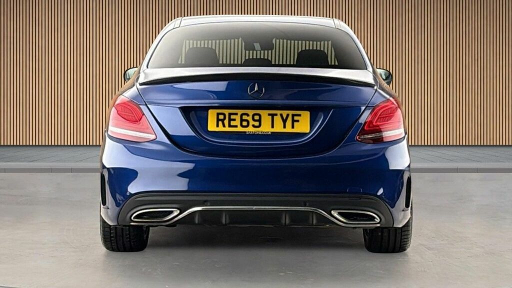 Mercedes-Benz C Class 2.0 C300d Amg Line Edition Premium Saloon Di RE69TYF Blue #4