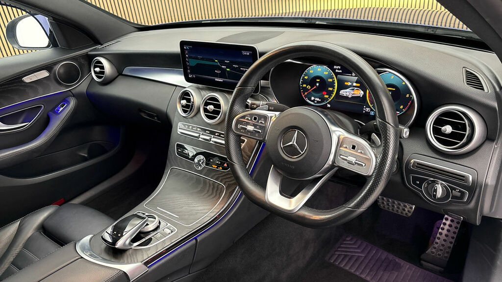 Mercedes-Benz C Class 2.0 C300d Amg Line Edition Premium Saloon Di RE69TYF Blue #5