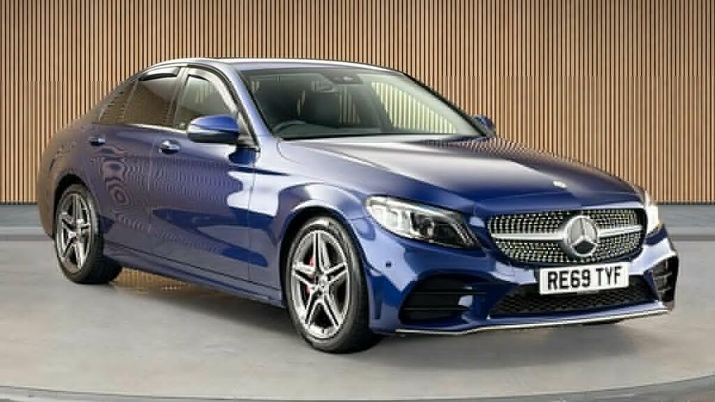 Mercedes-Benz C Class 2.0 C300d Amg Line Edition Premium Saloon Di Blue