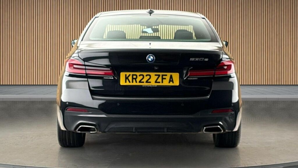 BMW 5 Series 2.0 530E 12Kwh M Sport Saloon Plug-in H KR22ZFA Blue #4