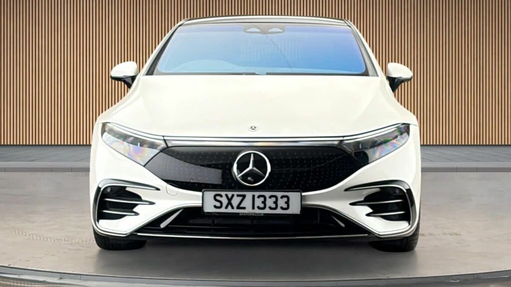 Mercedes-Benz EQS Eqs 450 108.4Kwh Amg Line Premium Plus Saloon 5 White #3
