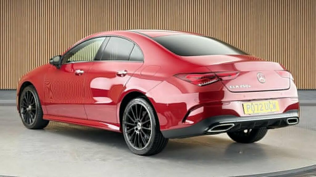 Mercedes-Benz CLA Class 1.3 Cla250e 15.6Kwh Amg Line Night Edition Premiu PO72UCW Red #2