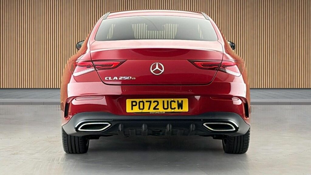 Mercedes-Benz CLA Class 1.3 Cla250e 15.6Kwh Amg Line Night Edition Premiu PO72UCW Red #4