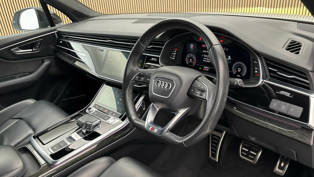 Audi Q7 3.0 Tdi V6 45 Black Edition Suv Tiptron PN70GUA White #5