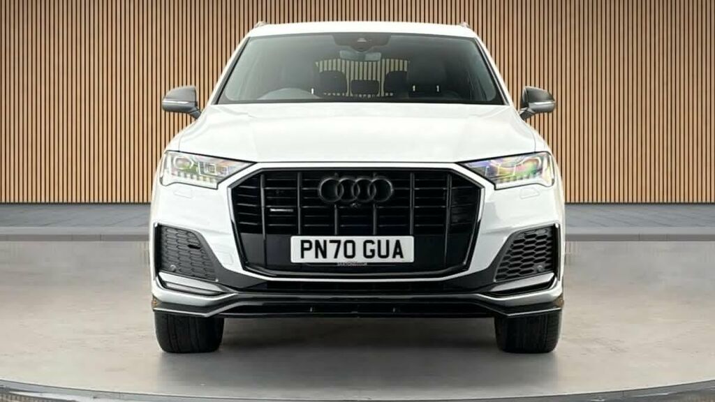 Audi Q7 3.0 Tdi V6 45 Black Edition Suv Tiptron PN70GUA White #3