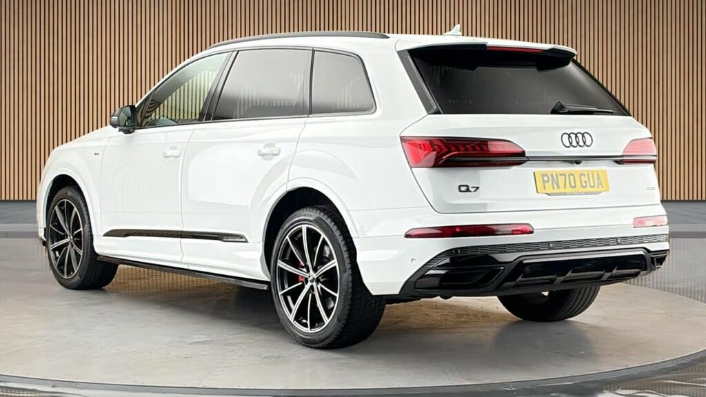 Audi Q7 3.0 Tdi V6 45 Black Edition Suv Tiptron PN70GUA White #2
