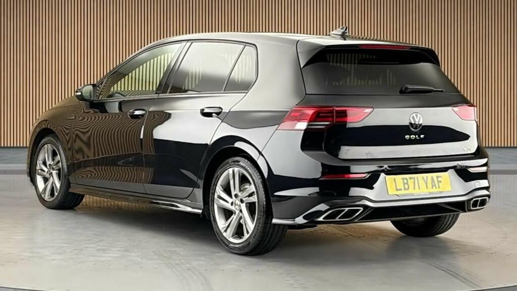Volkswagen Golf 1.5 Etsi Mhev R-line Hatchback Hybrid D LB71YAF Black #2