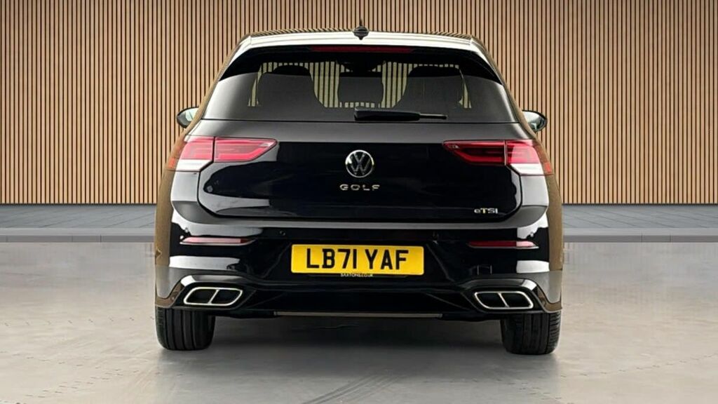 Volkswagen Golf 1.5 Etsi Mhev R-line Hatchback Hybrid D LB71YAF Black #4