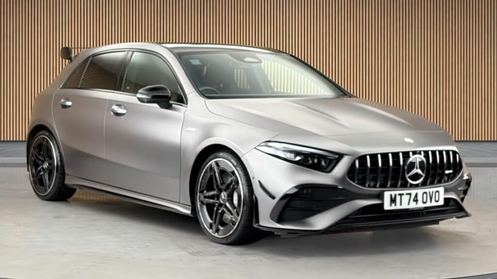 Mercedes-Benz A Class 2.0 A35h Mhev Amg Premium Plus Hatchback Pet Grey
