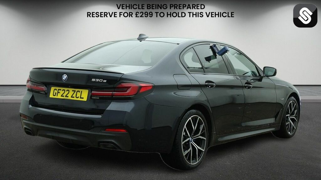 BMW 5 Series 2.0 530E 12Kwh M Sport Saloon Plug-in H GF22ZCL Black #4