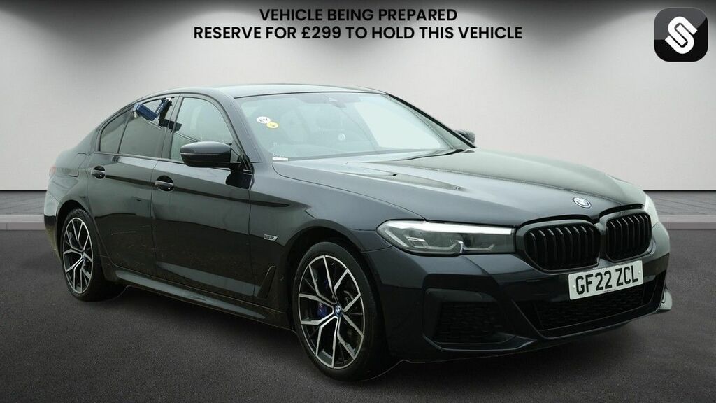 BMW 5 Series 2.0 530E 12Kwh M Sport Saloon Plug-in H Black