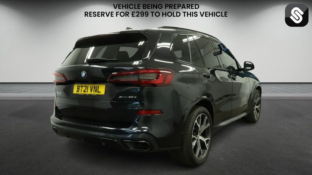 BMW X5 3.0 40D Mht M Sport Suv Hybrid Xdr BT21VNL Blue #4