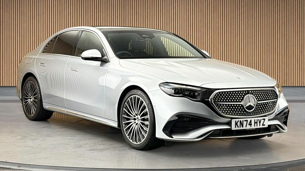 Mercedes-Benz E Class 2.0 E220dh Mhev Amg Line Premium Plus Saloon Silver