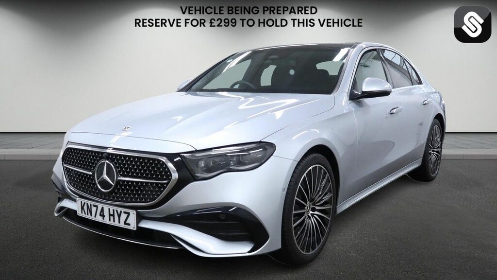 Mercedes-Benz E Class 2.0 E220dh Mhev Amg Line Premium Plus Saloon KN74HYZ Silver #2