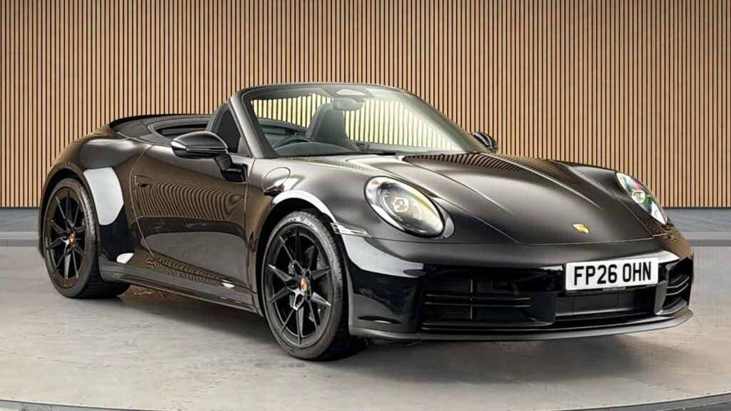 Porsche 911 3.0T 992 Carrera Convertible Pdk Euro 6 Black