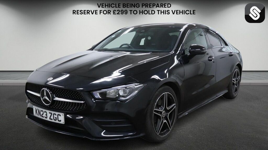 Mercedes-Benz CLA Class 1.3 Cla200 Amg Line Executive Coupe 7 KN23ZGC Black #2