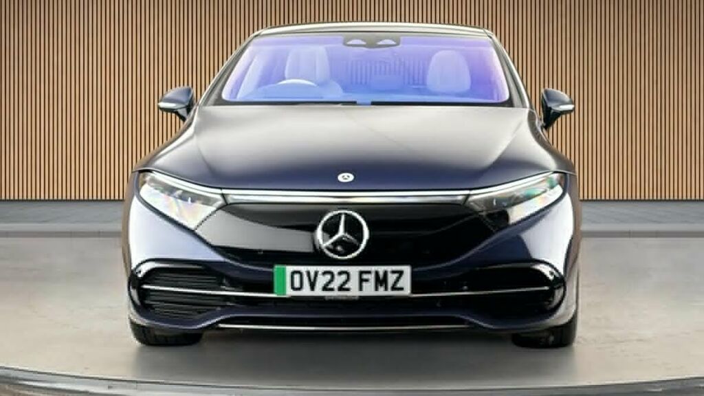 Mercedes-Benz EQS Eqs 450 108.4Kwh Luxury Saloon Blue #3