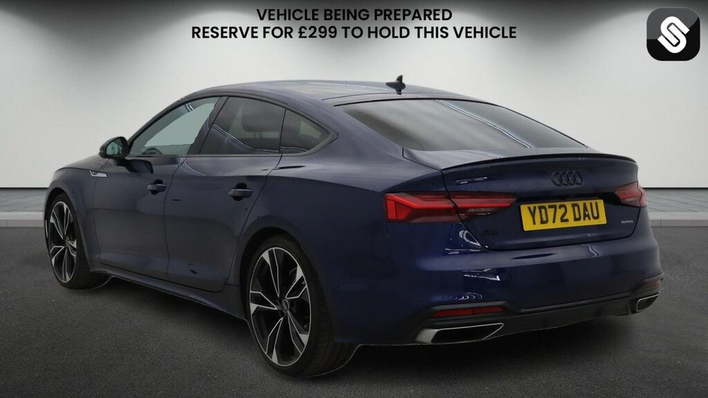 Audi A5 2.0 Tdi 40 Black Edition Sportback S Tr Blue #3