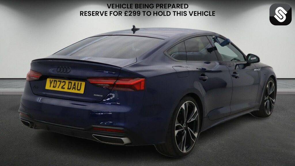 Audi A5 2.0 Tdi 40 Black Edition Sportback S Tr Blue #4