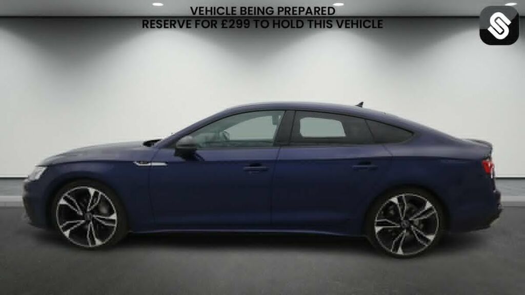 Audi A5 2.0 Tdi 40 Black Edition Sportback S Tr Blue #6