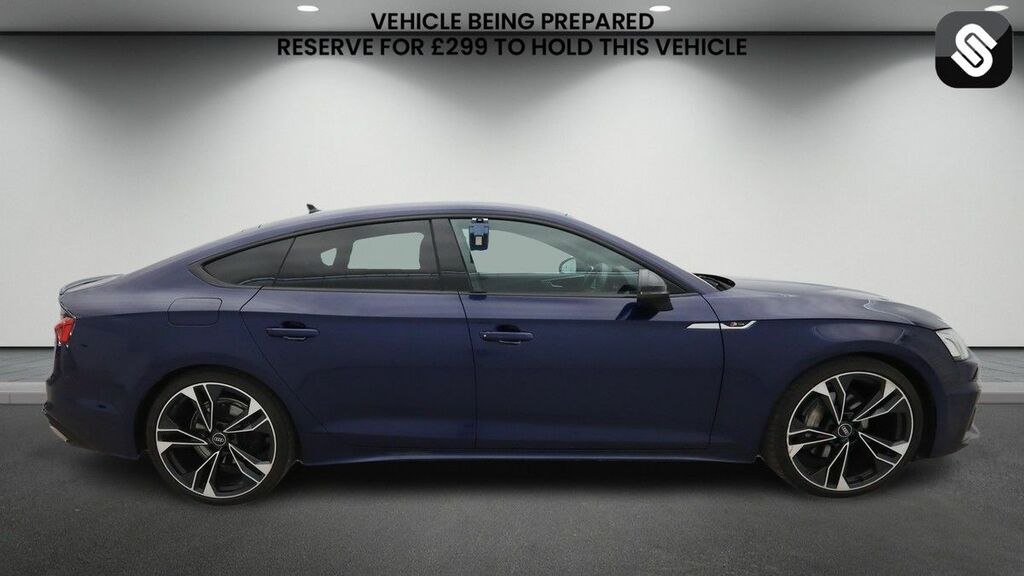 Audi A5 2.0 Tdi 40 Black Edition Sportback S Tr Blue #5