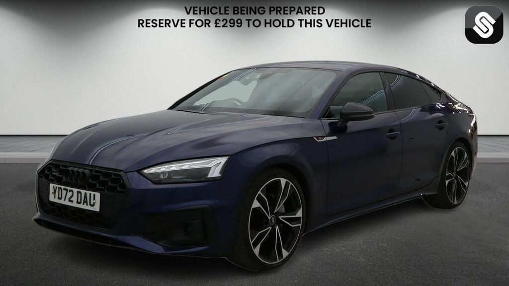 Audi A5 2.0 Tdi 40 Black Edition Sportback S Tr Blue #2