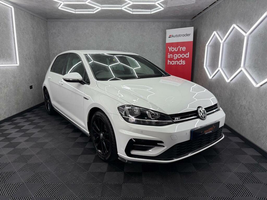 Volkswagen Golf 2.0 Tdi Bluemotion Tech R-line Dsg Euro 6 Ss White #5