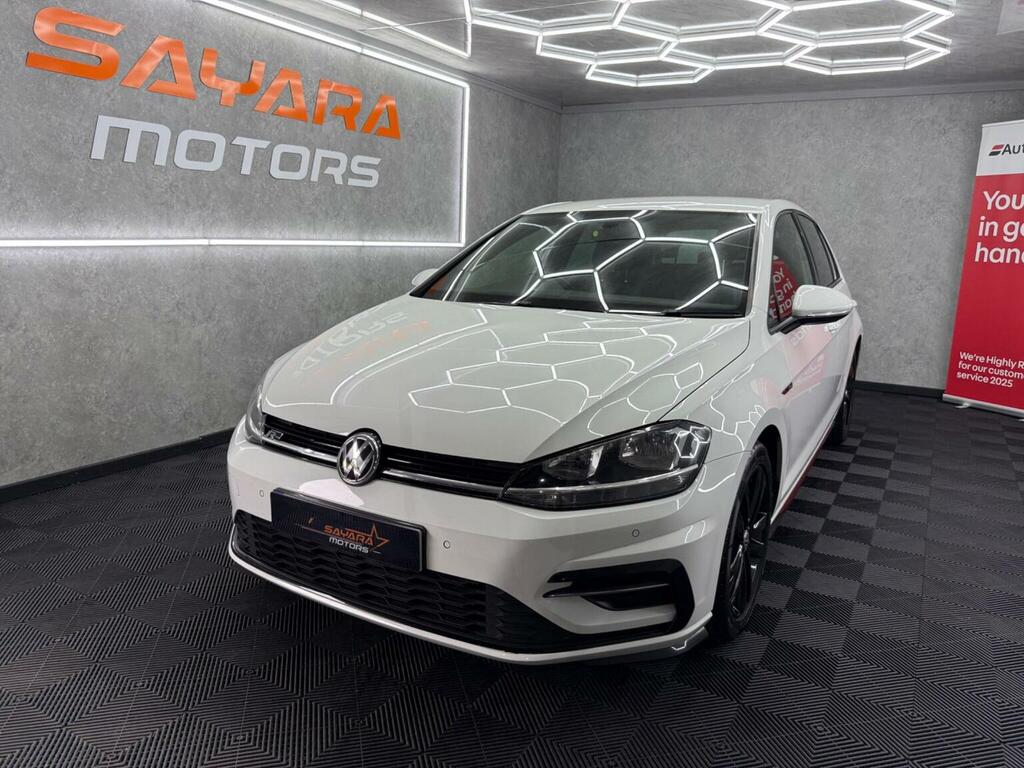 Volkswagen Golf 2.0 Tdi Bluemotion Tech R-line Dsg Euro 6 Ss White #4