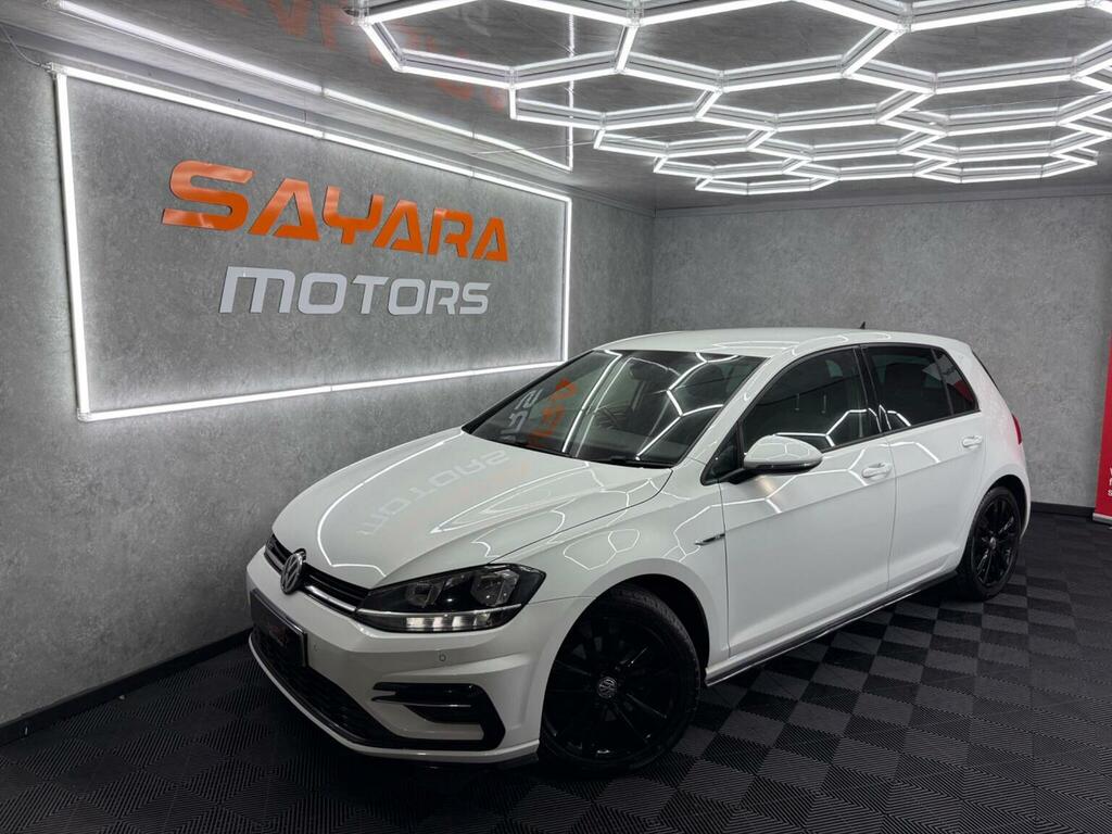 Volkswagen Golf 2.0 Tdi Bluemotion Tech R-line Dsg Euro 6 Ss White
