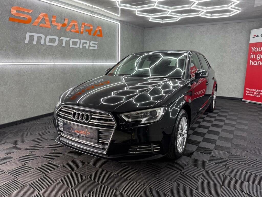Audi A3 Hatchback 1.6 Tdi Se Technik Sportback Euro 6 Ss ML17TVM Black #3