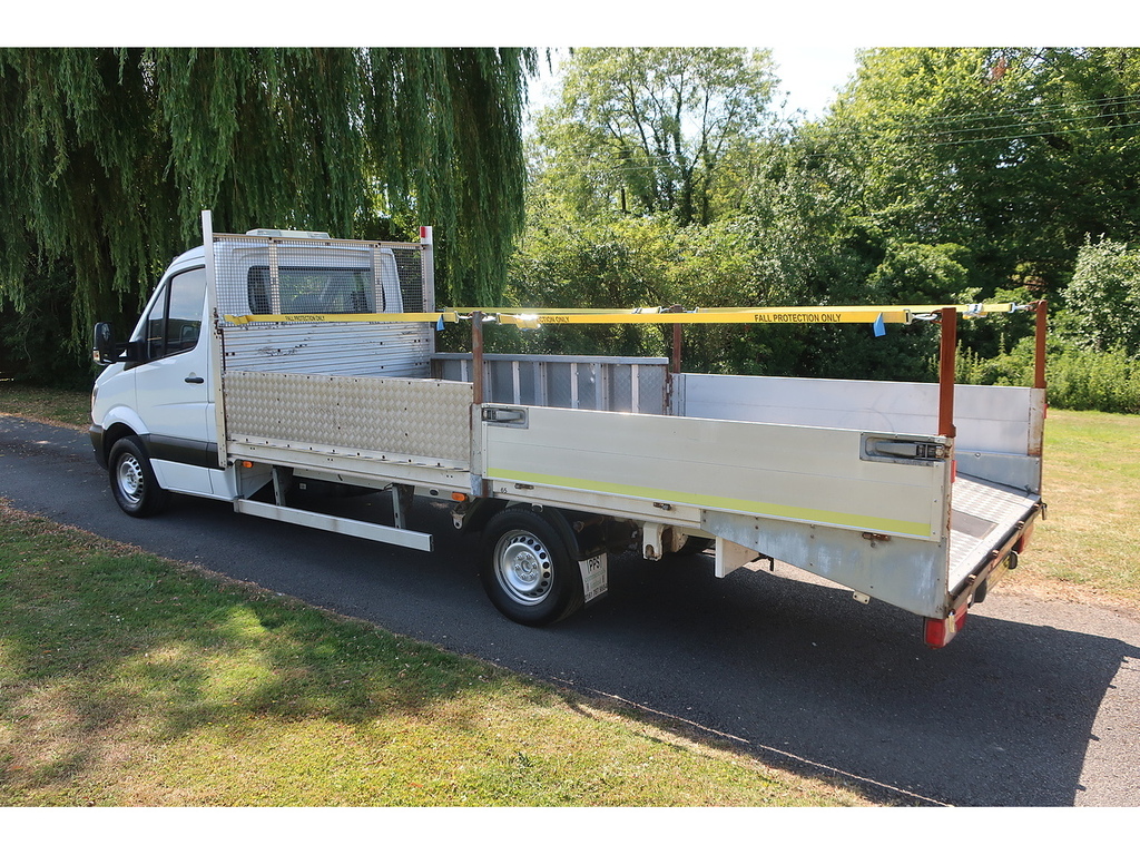 Mercedes-Benz Sprinter 2.1 Cdi Mower Plant Beavertail Dropside White #2