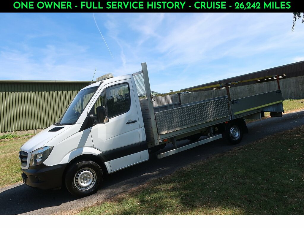 Mercedes-Benz Sprinter 2.1 Cdi Mower Plant Beavertail Dropside White