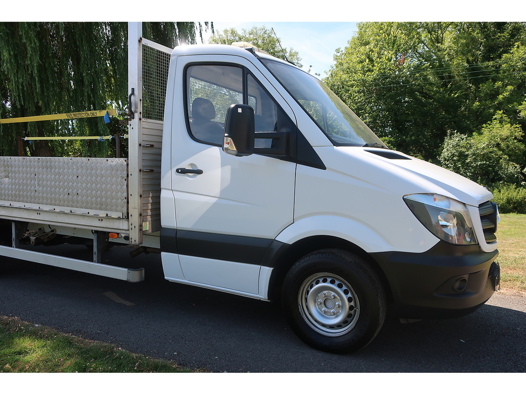 Mercedes-Benz Sprinter 2.1 Cdi Mower Plant Beavertail Dropside White #6