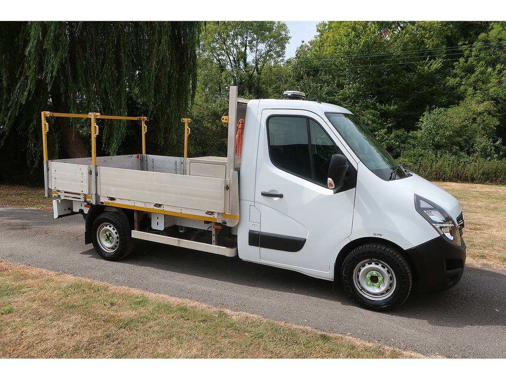 Vauxhall Movano 2.3 Cdti 3500 Biturbo L2dropside With Penny Hydra White