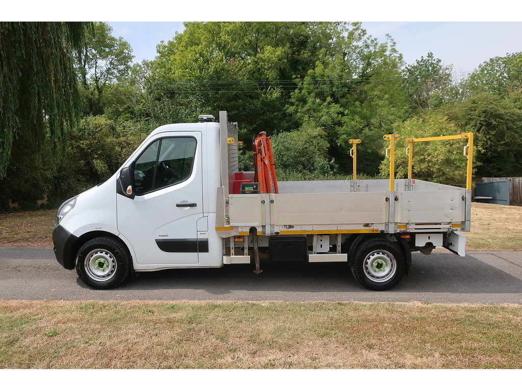 Vauxhall Movano 2.3 Cdti 3500 Biturbo L2dropside With Penny Hydra White #2