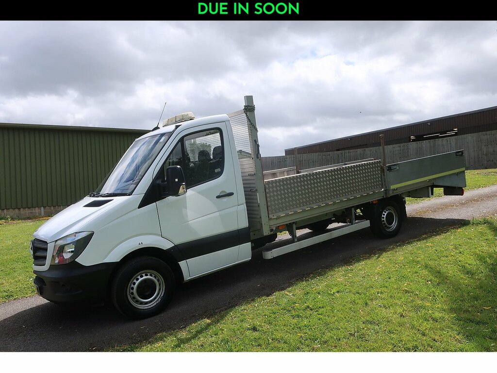 Mercedes-Benz Sprinter 2.1 Cdi Mower Plant Beavertail Dropside White
