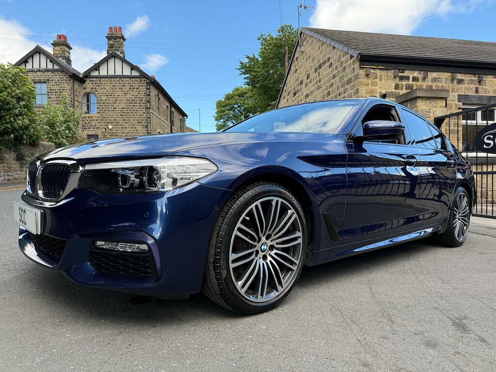BMW 5 Series 2.0 520D M Sport Xdrive Euro 6 Ss Blue #5