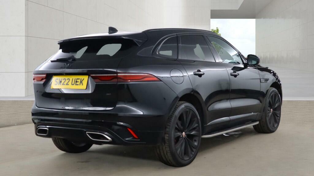 Jaguar F-Pace 3.0 D300 Mhev R-dynamic Hse Awd Euro 6 Ss SW22UEK Black #4