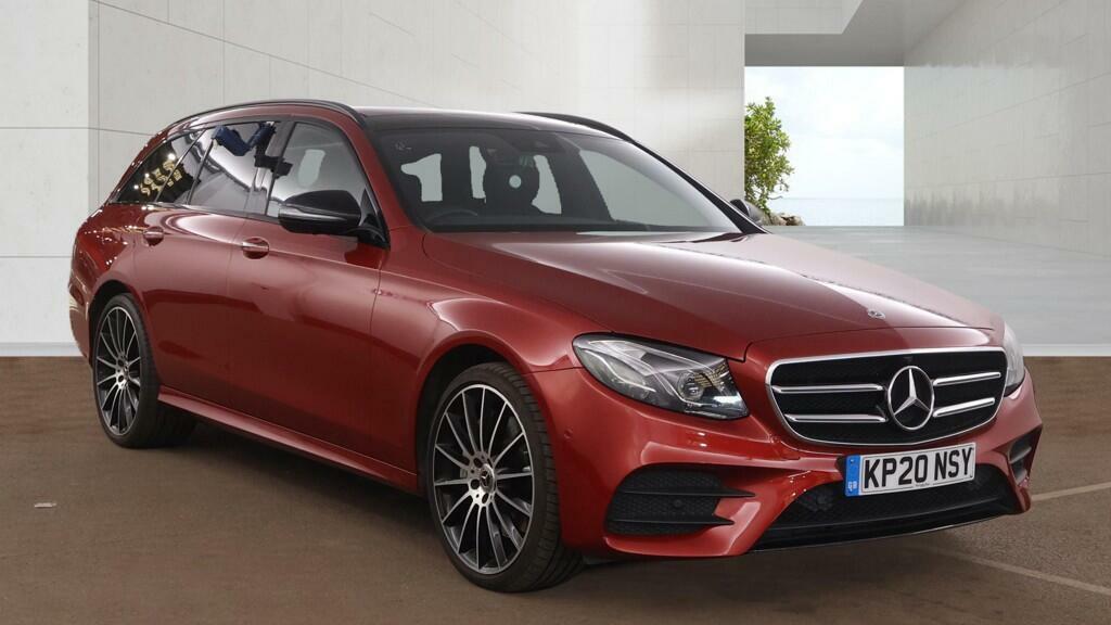 Mercedes-Benz E Class 2.9 E400d Amg Line Night Edition Premium Plus G- Red