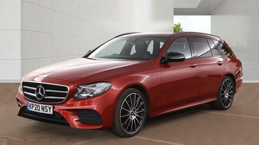 Mercedes-Benz E Class 2.9 E400d Amg Line Night Edition Premium Plus G- Red #2