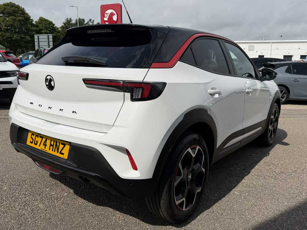 Vauxhall Mokka Gs Turbo SG74HNZ White #4